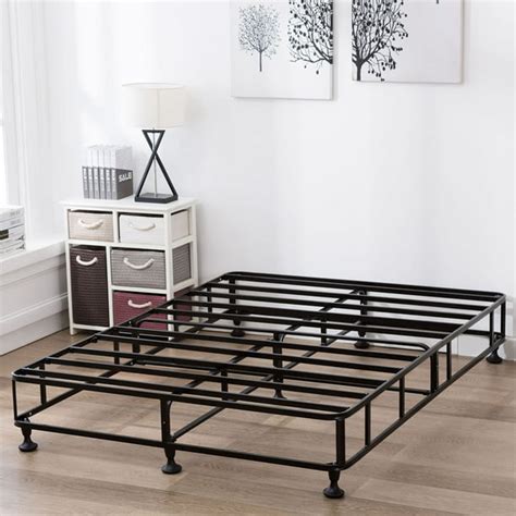 matress and box spring with metal frame|full box spring and frame.